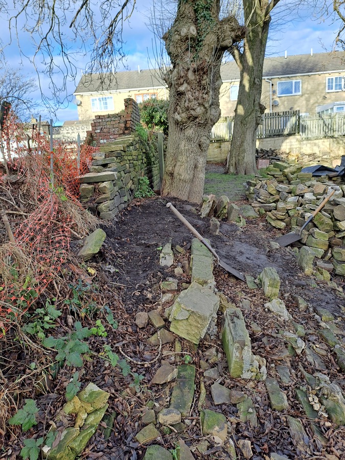 Plenty of stone to dig out and ground to level